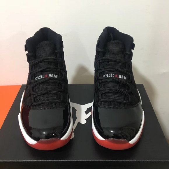 11s red black and white